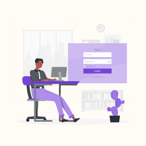 login form